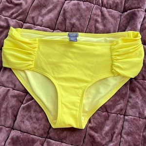 Neon Yellow Aerie Swim Hipster